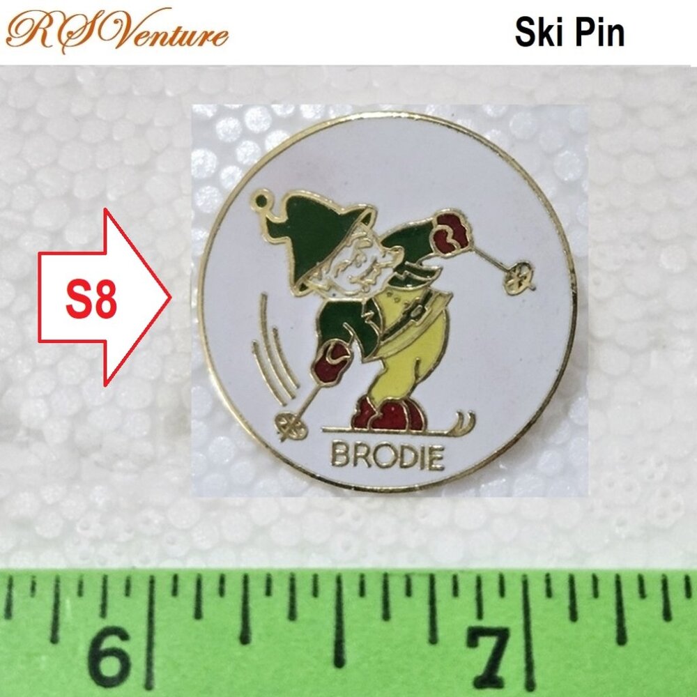 Buy 1 get 1 FREE, New Vintage Brodie Mt. Ski Pin